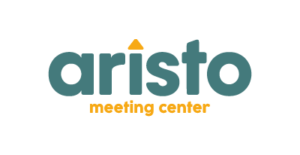 logo van aristo meeting center waar wij alle reclame en sign werkzaamheden voor leveren